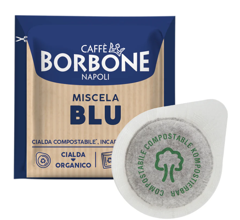 150 Cialde ESE 44 mm Caffè Borbone Miscela BLU